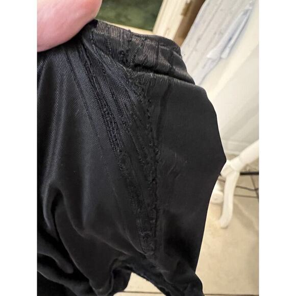 Vtg 90’s Ralph Lauren Black Label Black Strapless Minimalist Fitted Dress 6 - Picture 9 of 9